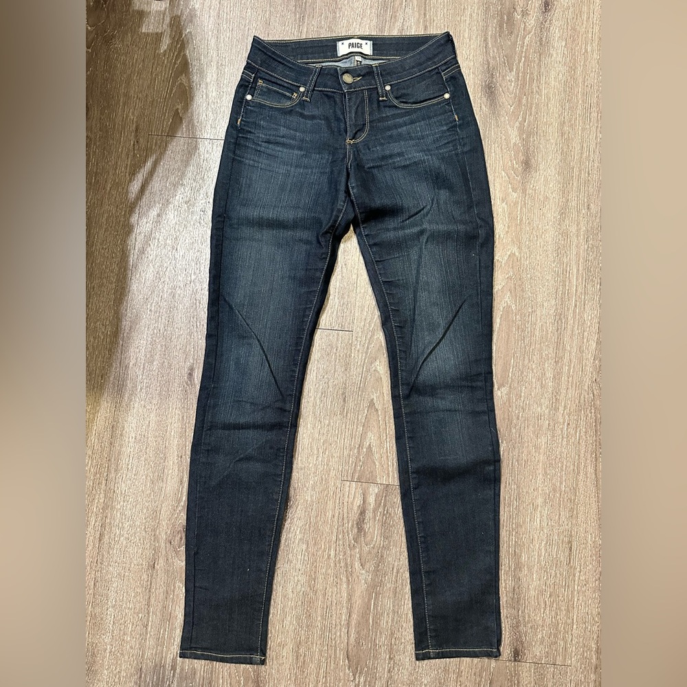 Paige Verdugo Ultra Skinny Ankle Crop Jeans Size 24 Like New